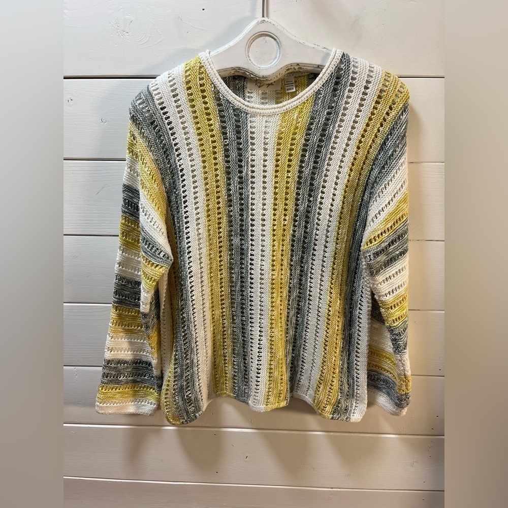 RD STYLE - Chandail léger à rayures ajourées - Taille M